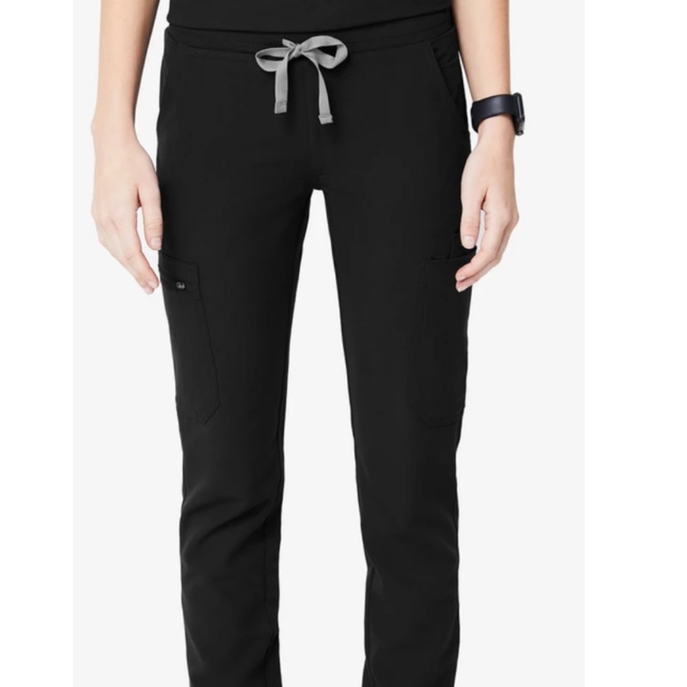Women’s Black Yola Scrub Bottoms - XL